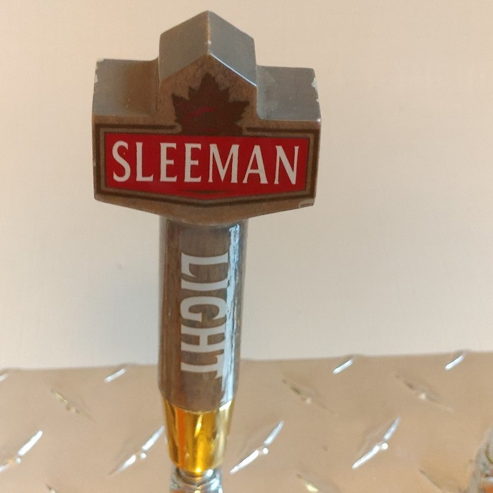 2009 SLEEMAN Tap Handle Wooden Knob Gear Shifter Bar Used